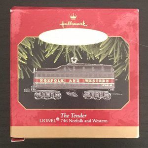 Hallmark Ornament Lionel Tender Norfolk & Western